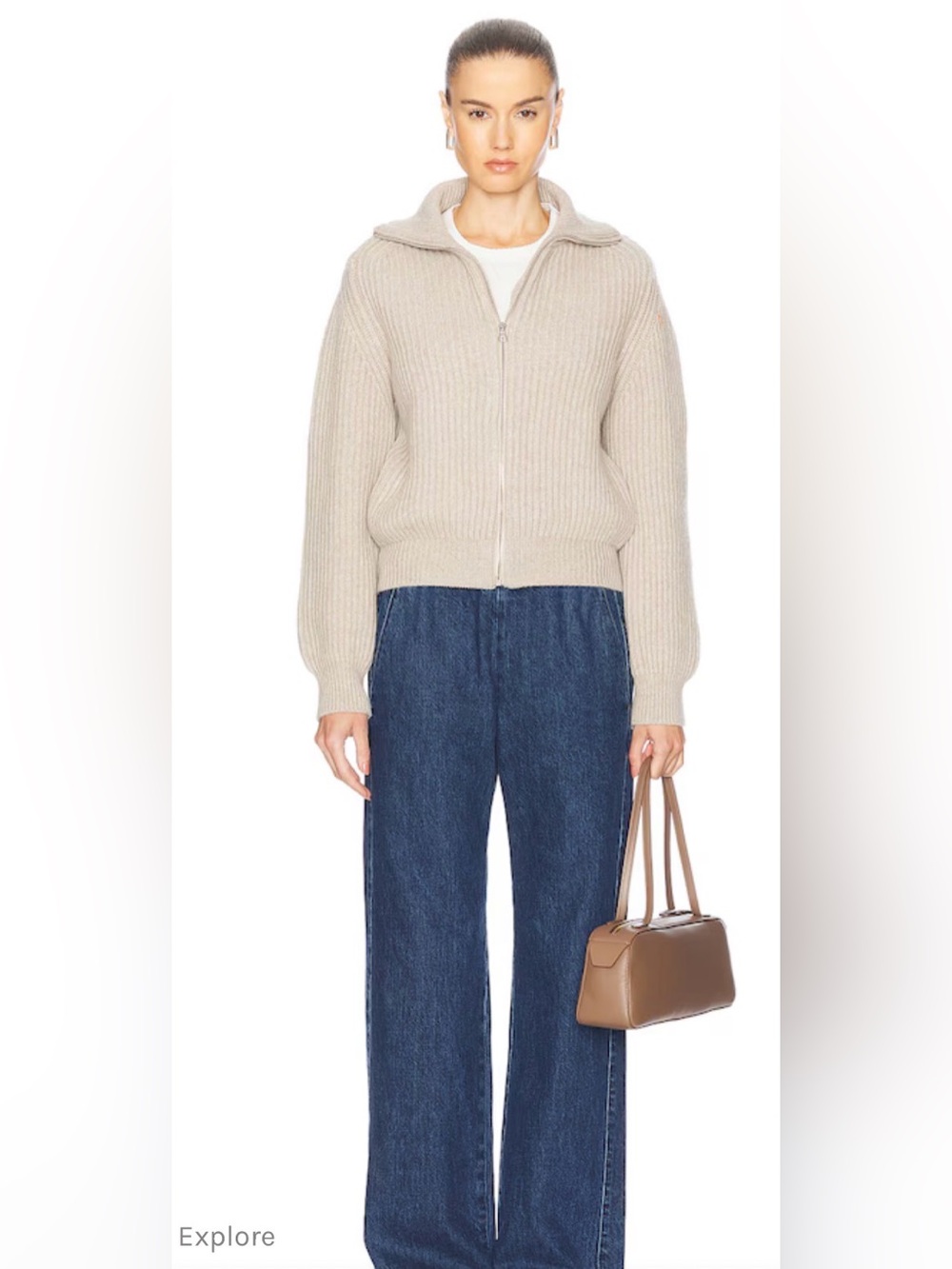 ENZA COSTA
Baggy Straight Leg Jeans